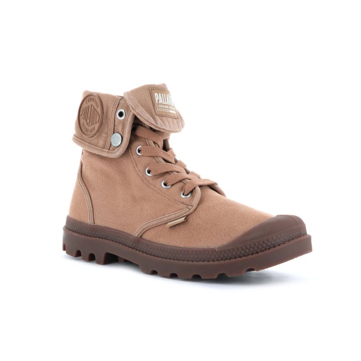 Palladium Baggy Men's Boots Brown | UK O730-ZWS